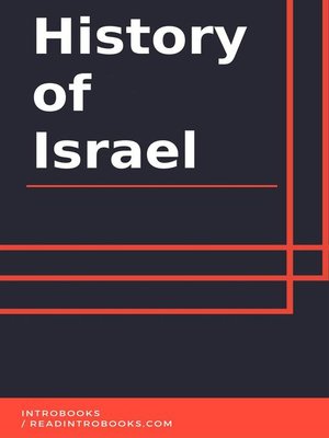 cover image of History of Israel